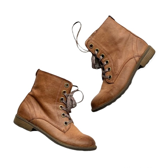 Cat & Jack Shoes Camel Brown Cat Jack Combat Boots Size 6 Or 65